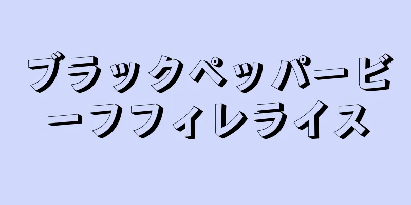 ブラックペッパービーフフィレライス
