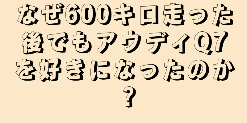 なぜ600キロ走った後でもアウディQ7を好きになったのか？