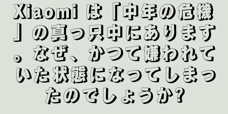 Xiaomi は「中年の危機」の真っ只中にあります。なぜ、かつて嫌われていた状態になってしまったのでしょうか?