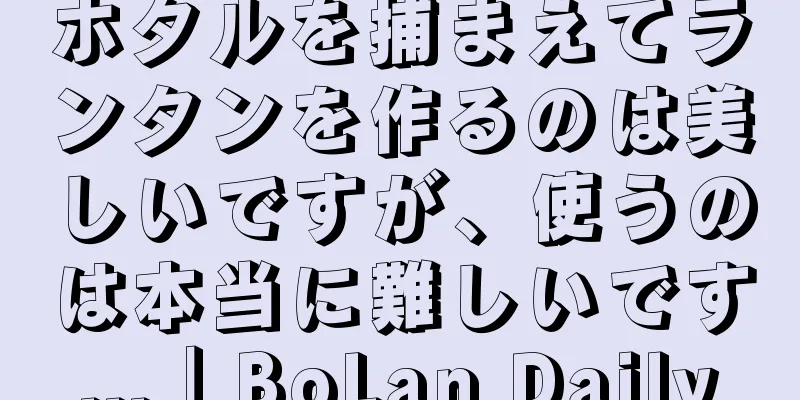 ホタルを捕まえてランタンを作るのは美しいですが、使うのは本当に難しいです...｜BoLan Daily