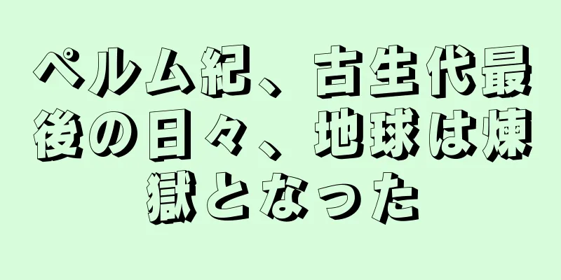ペルム紀、古生代最後の日々、地球は煉獄となった